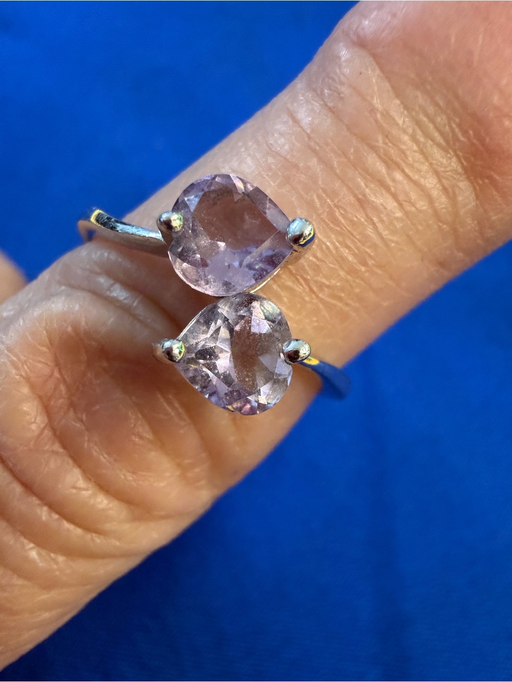 Park Lane Lavender Two-Stone Ring Size 9